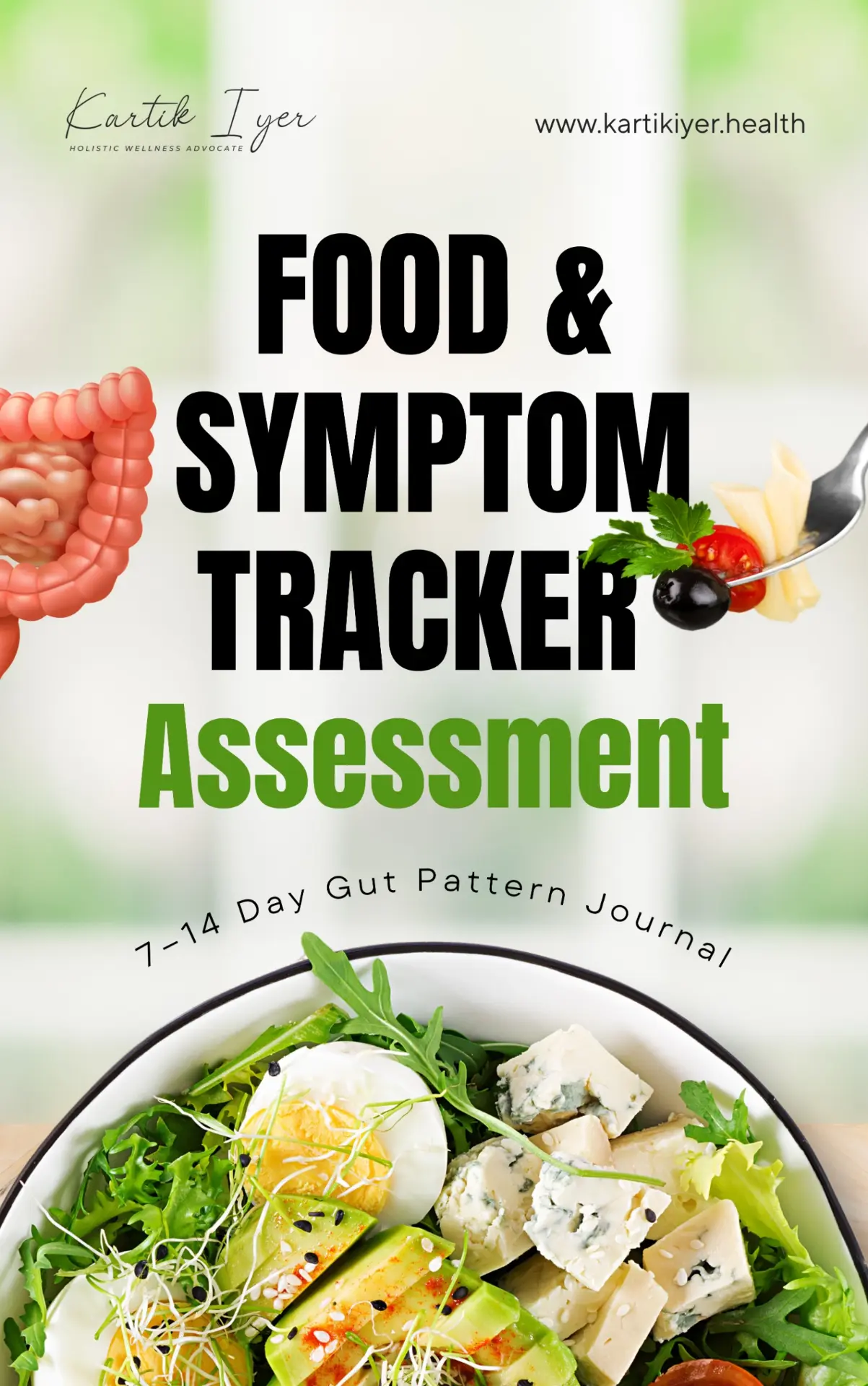 Food & Symptom Tracker — 7–14 Day Gut Pattern Journal cover
